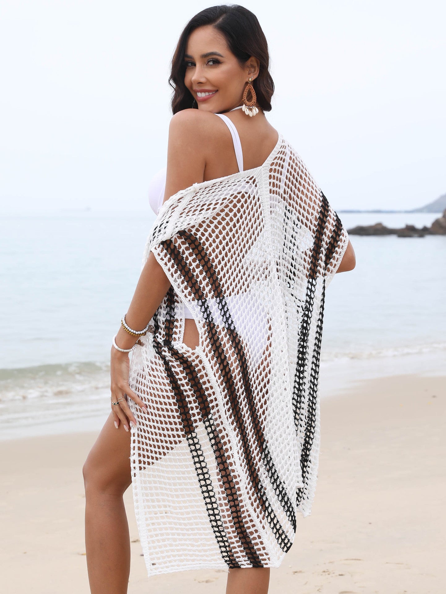 Long Cardigan Crochet cover up