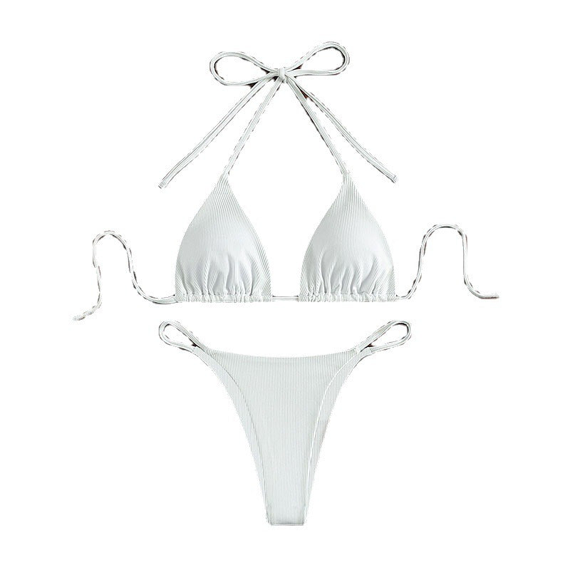 Hanging neck hot spring swimsuit