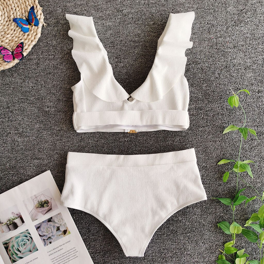 high waist bikini