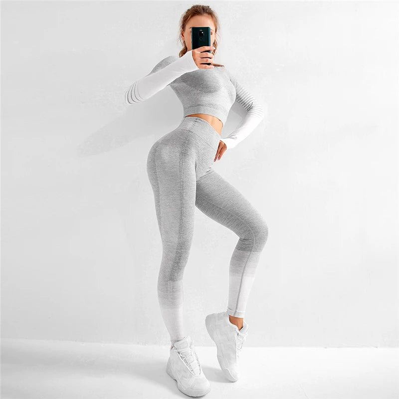 High Waisted Winter  Yoga Suit