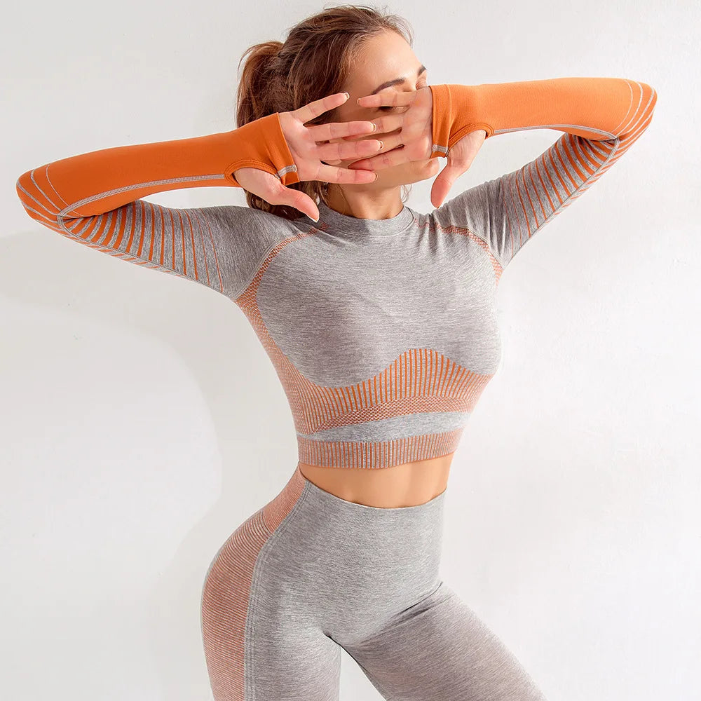 High Waisted Winter  Yoga Suit