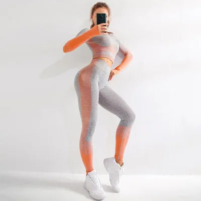 High Waisted Winter  Yoga Suit