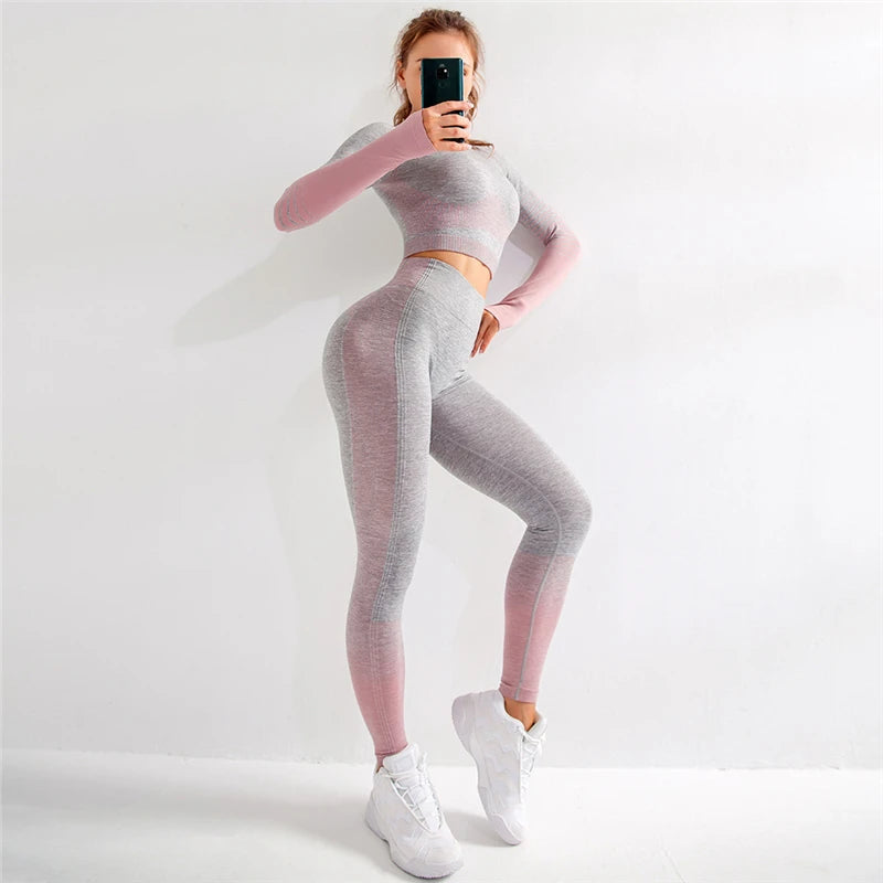 High Waisted Winter  Yoga Suit