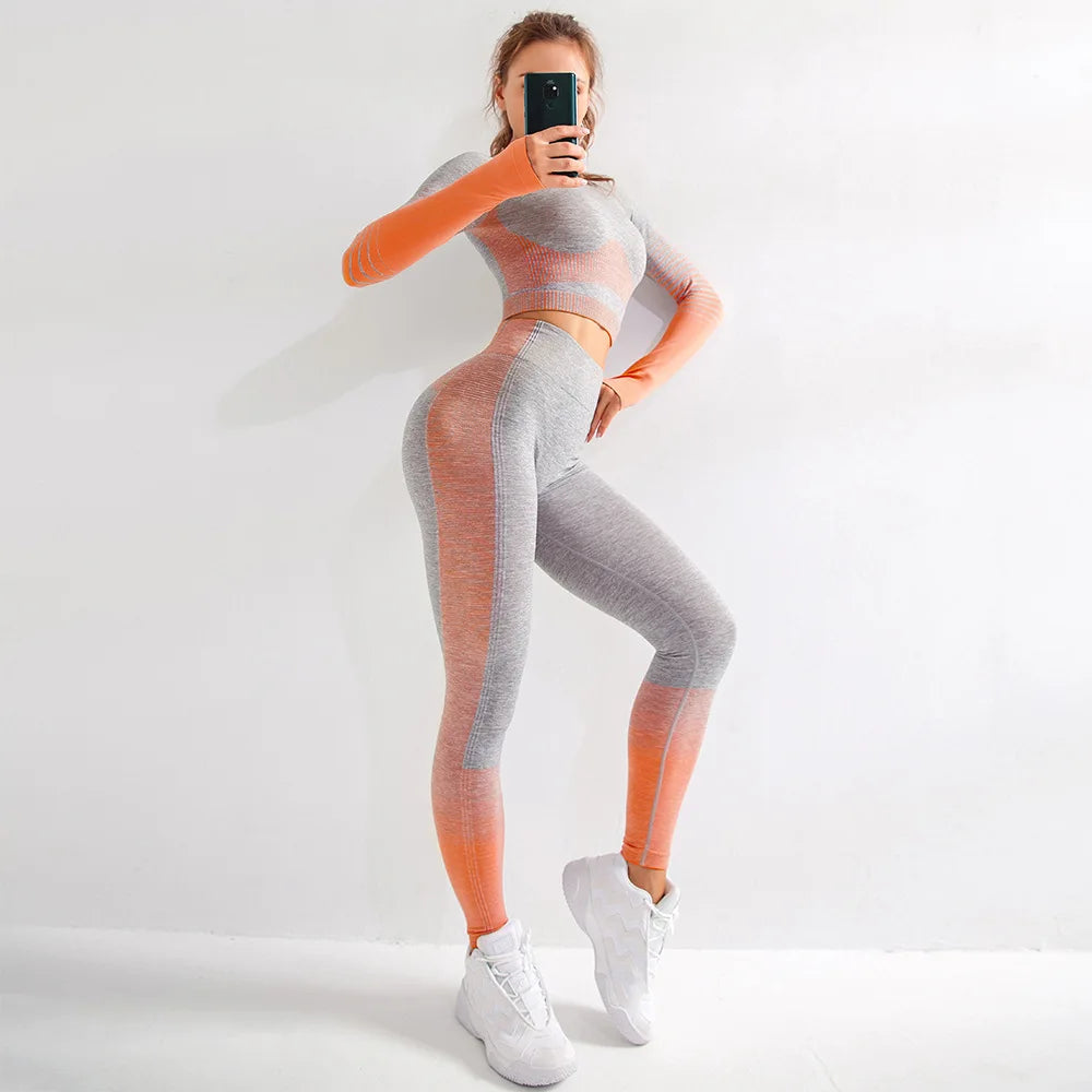High Waisted Winter  Yoga Suit